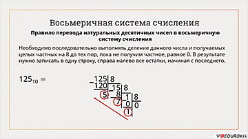 Восьмеричная система